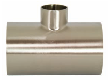 SANITUBE Polished Reducing Tee T316L,4