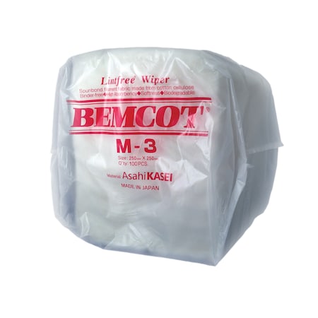 HIGH-TECH CONVERSIONS Bemcot,Non-Woven Rayon Wipes,Qua,PK30