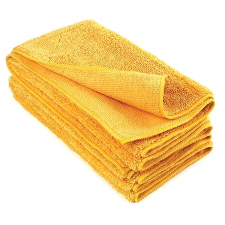BUFFALO Microfiber Yellow 20&X20& Bulk Pac,PK15