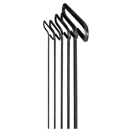 EKLIND Metric Hex T-Key Set,9