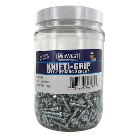 MIDWEST Unpainted Self Piercing Screw