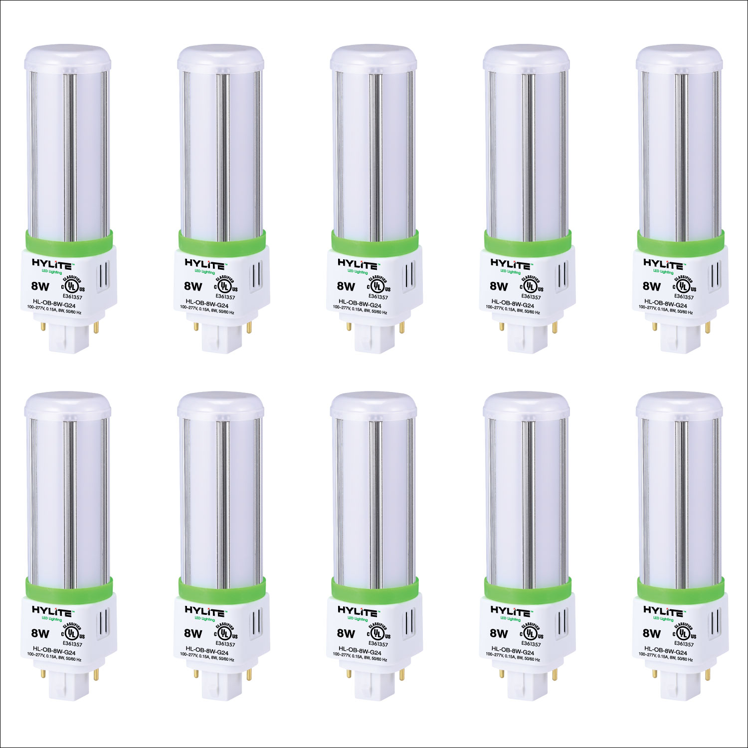 HYLITE LED Omni Repl Lamp for 18W/26W CFL,PK10