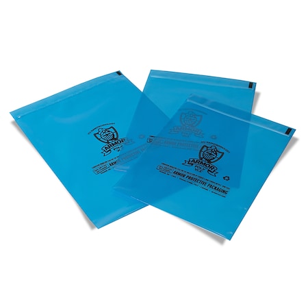 ARMOR POLY Rust Preventative Zip Closure Fla;PK250