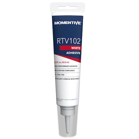 MOMENTIVE Sealant,Silicone,10.1 oz.,White