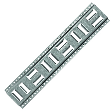 SNAP-LOC Fast Track ETrack,24 in,Galvanized Steel