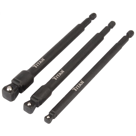 TITAN Impact Wobble Socket Adapter Set,3 pcs.
