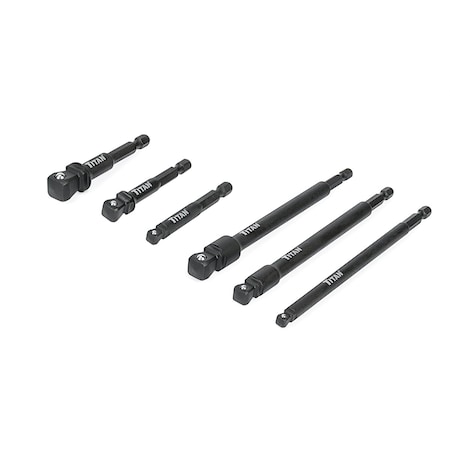 TITAN Impact Wobble Adapter Set,6Pc