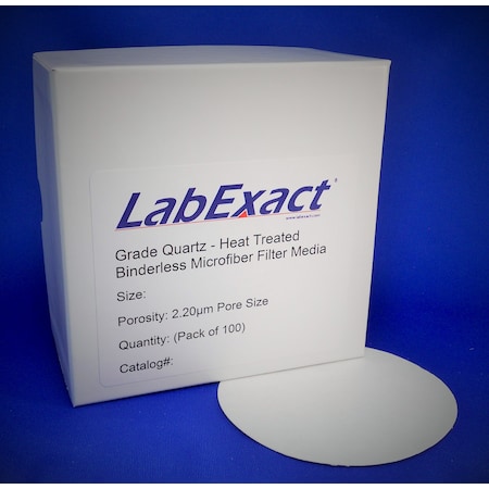 LABEXACT Ultra High Temp Filter,2.4cm,PK100