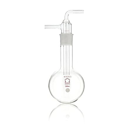 KONTES Large Volume Vacuum Trap,1000 mL,1/2 i