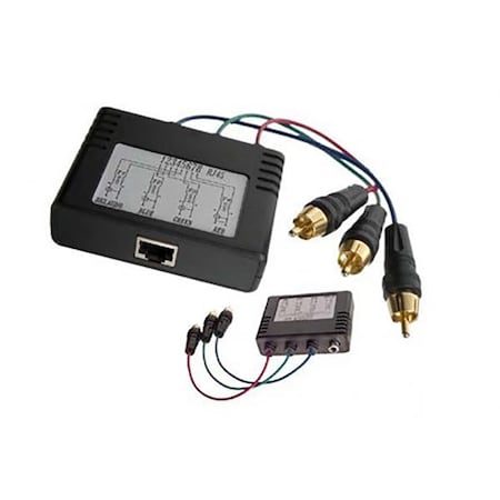 GEM BY TRIPLETT Component Balun;RCA RGB Plugs w/Pigtai
