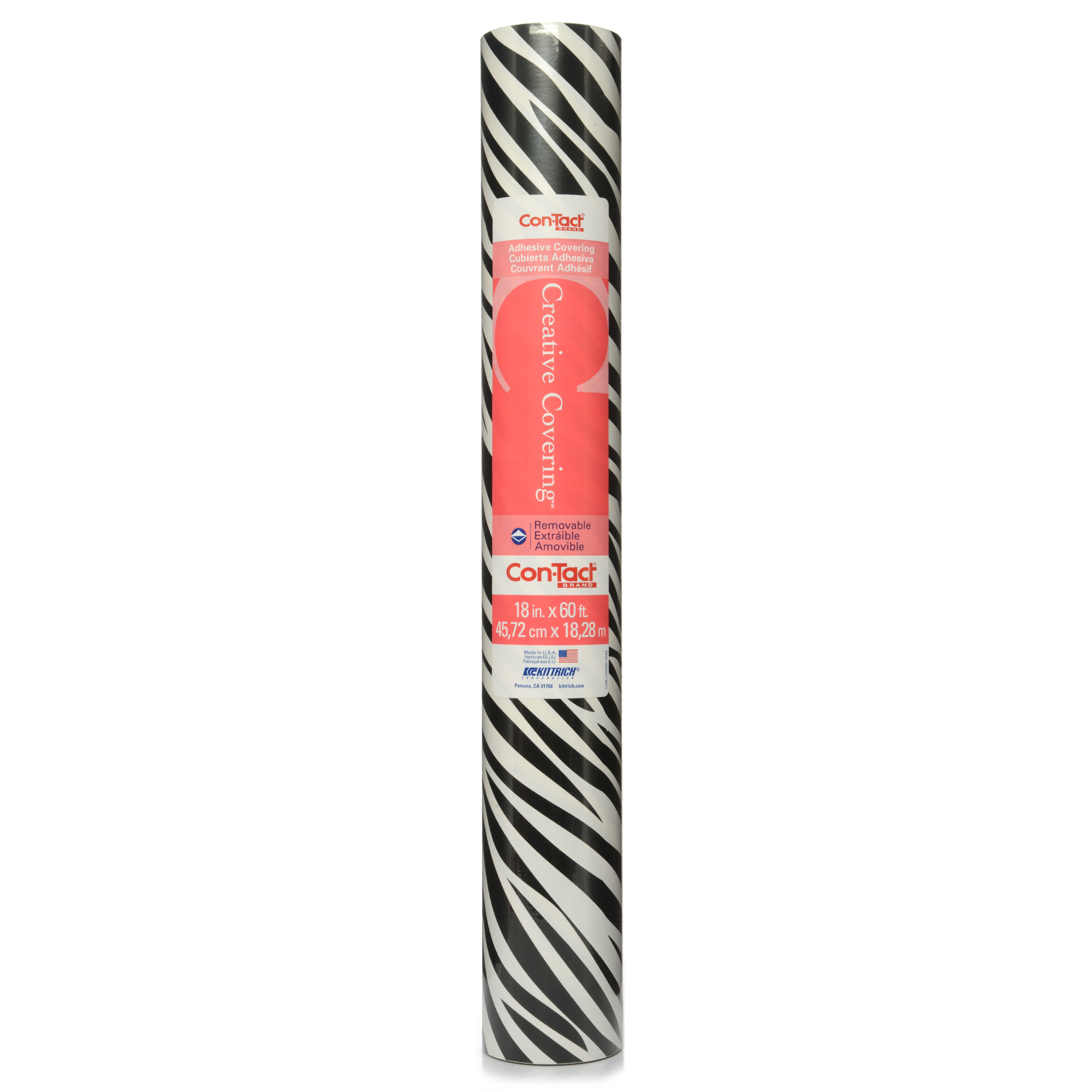 CON-TACT BRAND Adhesive Drawer and Shelf Liner,Zeb,PK6