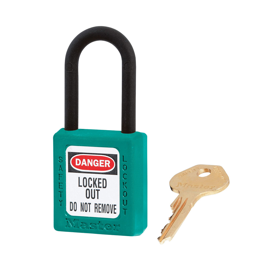 Master Lock® PADLOCK SAF DIFFERENT TEAL 1/4IN 1-1/2IN