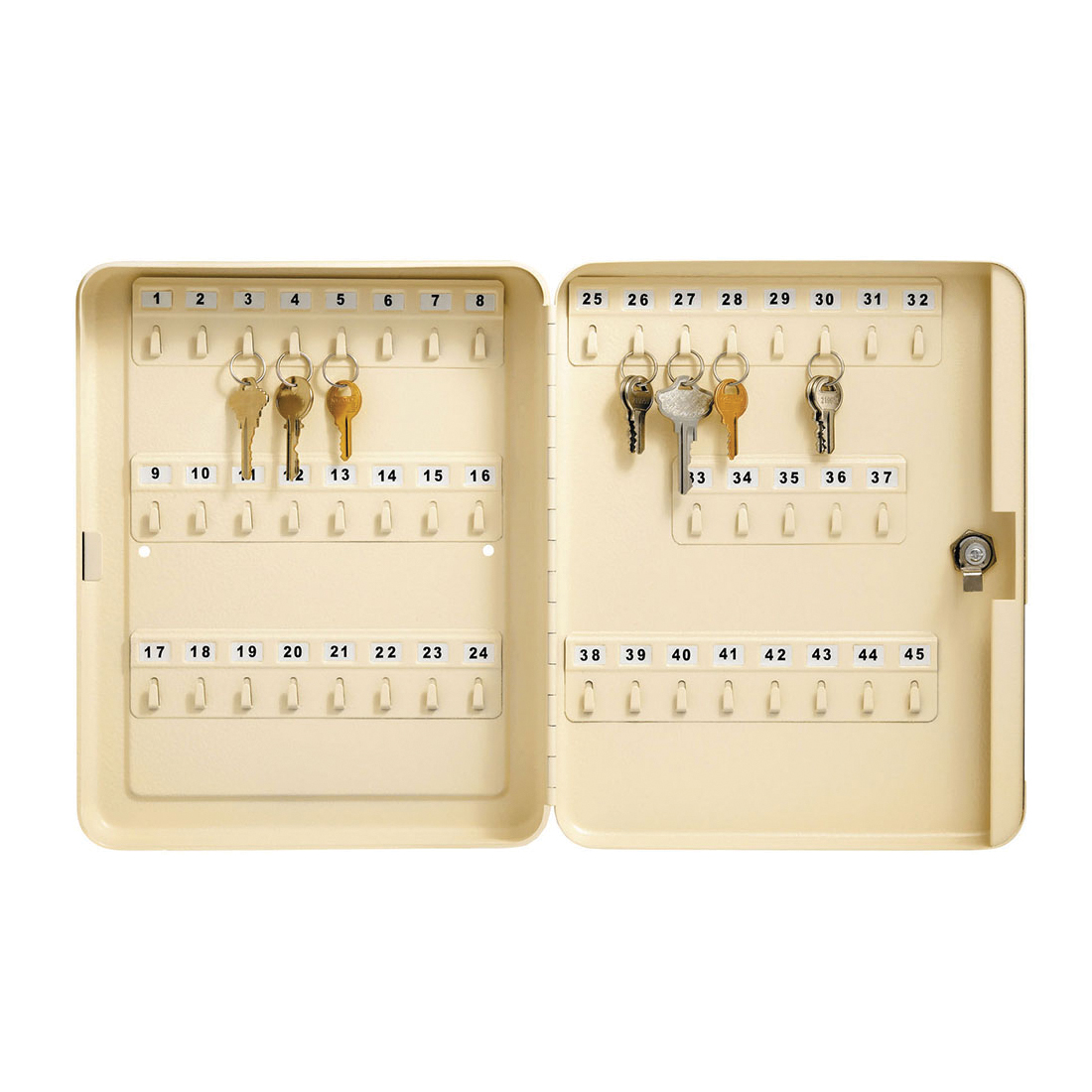 Master Lock® CABINET KEY LKG 45 KEYS 11-3/4X9-3/8X3IN