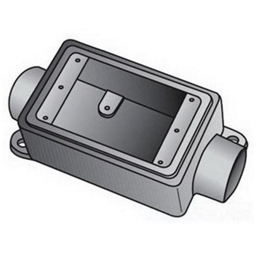 O-Z/Gedney BOX DVC 2 1 2 1IN 1IN TAPERED THD KO LUG