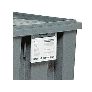 Quantum® HOLDER LBL 5IN 3IN PP CLEAR