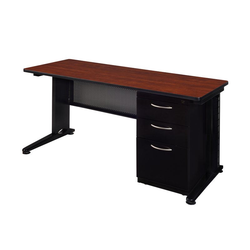 FUSION Single Pedestal Desk,Fusion,72