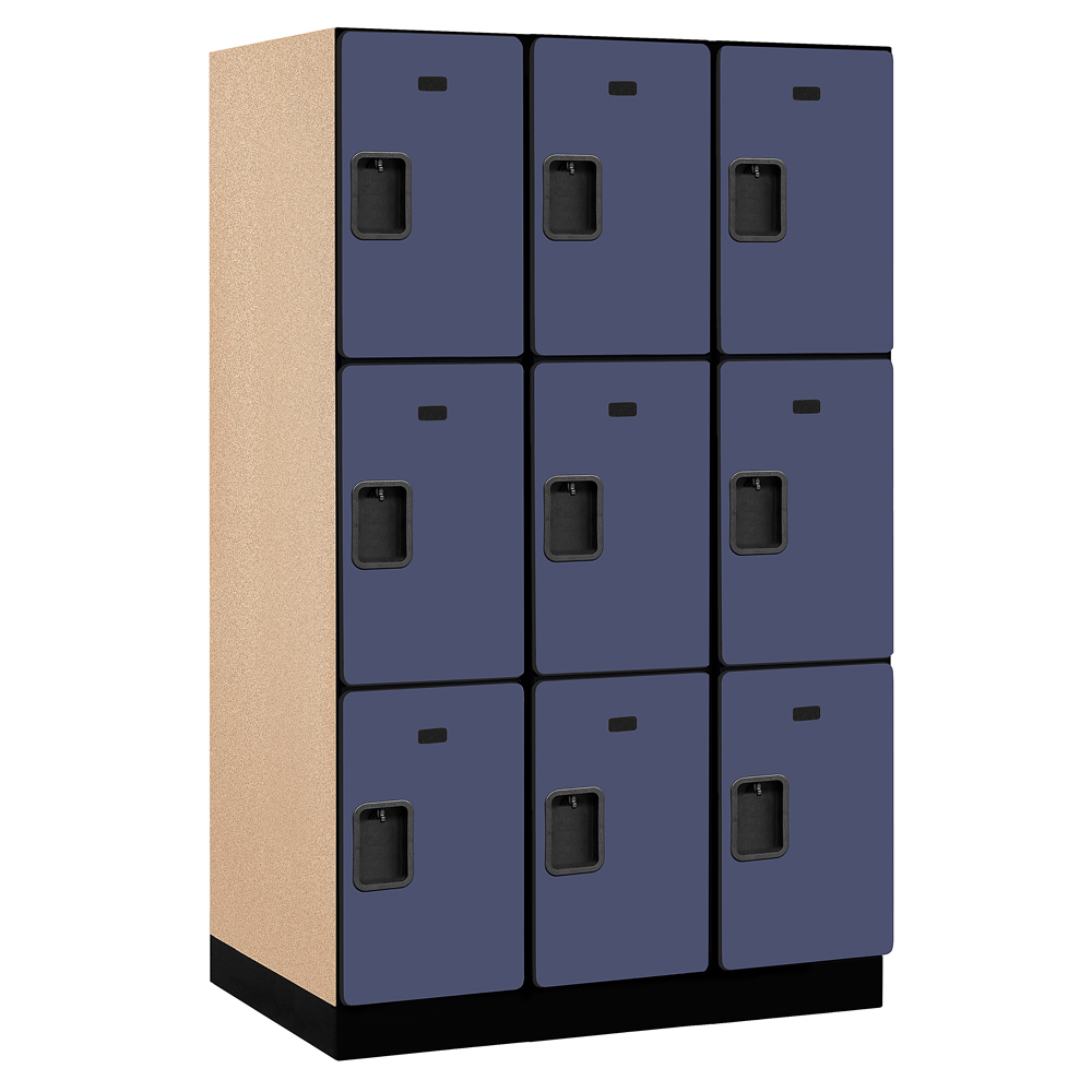 SALSBURY INDUSTRIES Wardrobe Locker,45 in. W x 24 in. D,Blue
