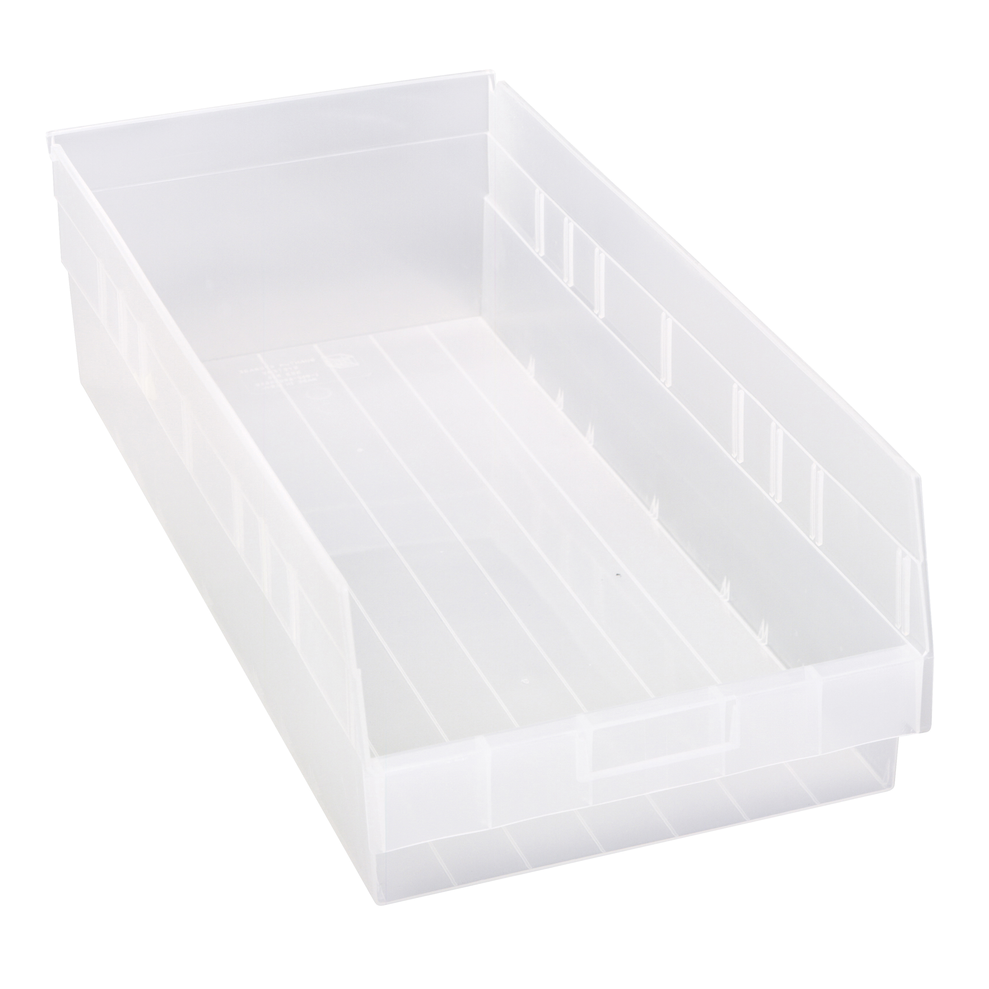 Store-More BIN SHELF 23-5/8IN 11-1/8IN 6IN CLEAR PP