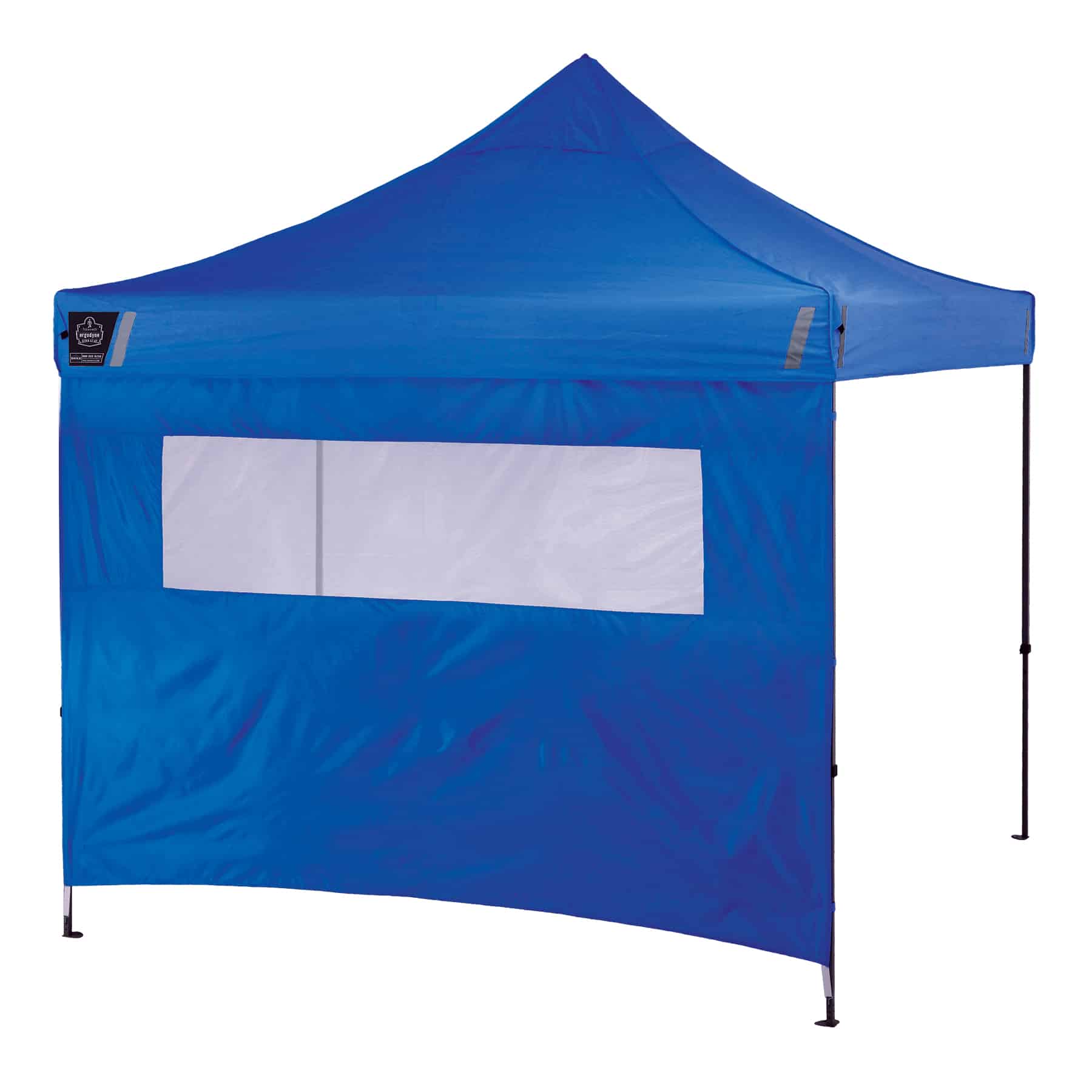 SHAX BY ERGODYNE Sidewall,Pop-Up Tent,Window,Blue,10''x10''