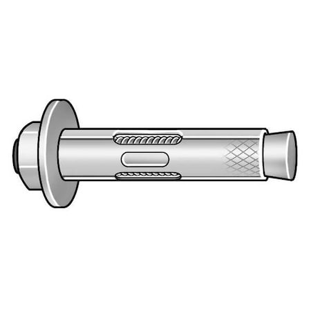 RED HEAD Sleeve Anchor,External Hex,5/8 in,PK10