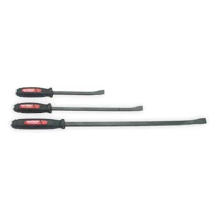 DOMINATOR Curvd Pry Bar Set,Hardnd and Temprd Stel