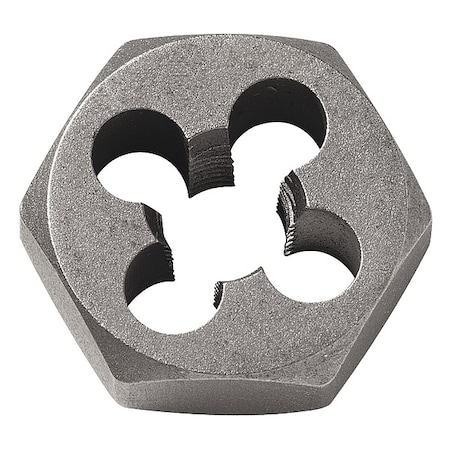 VERMONT AMERICAN Hex Threading Die,1/8&-27,HSS