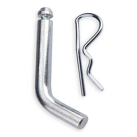 REESE Hitch Pull Pin,3 in,Bright Zinc