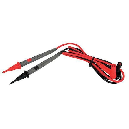 B&,amp,K PRECISION Test Leads,Red/Black,Silicone,PR