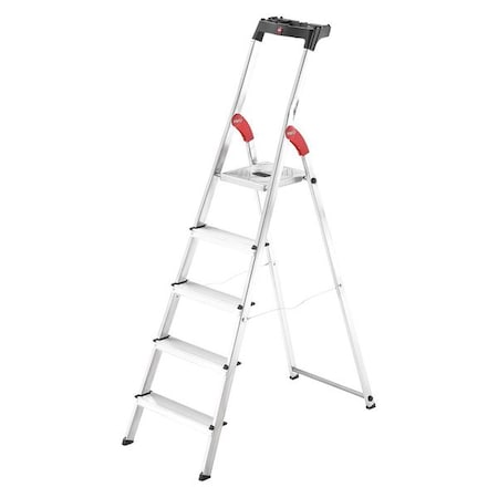 HAILO Platform Stepladder;5-1/12 ft.;330 lb.