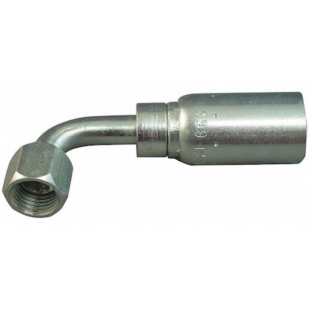 KURT Crimp Fitting,90 Degrees  Elbow,1/4& ID