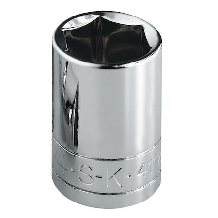SK PROFESSIONAL TOOLS Socket, Steel, Chrome, 21 mm