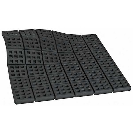 MASON INDUSTRIES Vibration Isolator Pad,3/4 in H