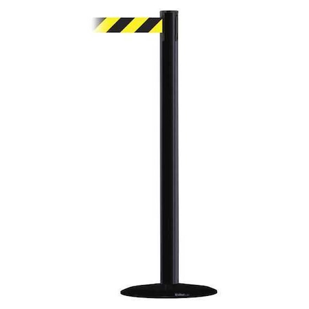TENSABARRIER Barrier Post with Belt,38 In. H,13 ft. L