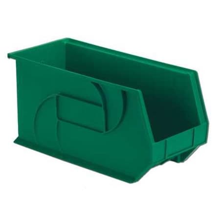 LEWISBINS Hang and Stack Bin,Green,PP,9 in