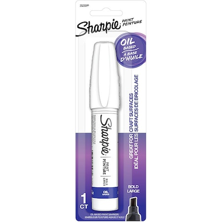 SHARPIE Oil Based Paint Marker,Clip-Cap,Chisel