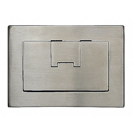 CARLON Rectangular Floor Box Cvr 1-Gang Ss