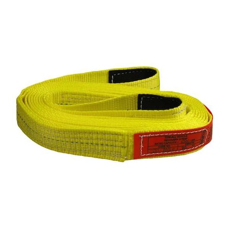 TOW-ALL Tow Strap,30 ft Overall L,Yellow