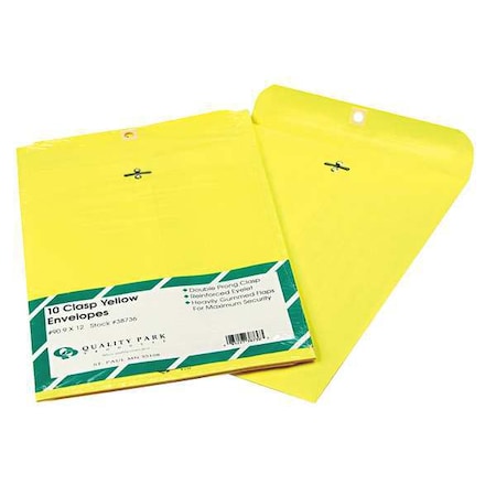 QUALITY PARK Catalog Envelopes,9& H,12& W,PK10