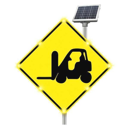 TAPCO LED Sign,Forklift,Aluminum,30& x 30&