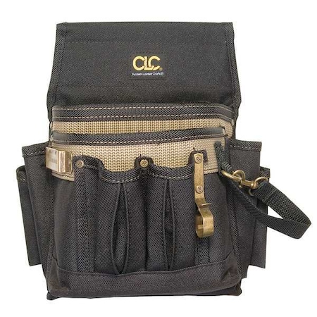 CLC WORK GEAR Black,Tool Pouch,Polyester