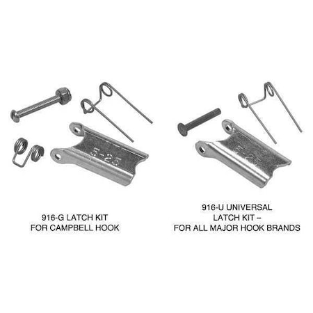 CAMPBELL CHAIN &,amp, FITTINGS Latch Kit For Hook Sizes 6-26