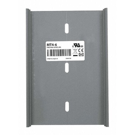 FUNCTIONAL DEVICES-RIB Mounting Snap Track;4.00" W x 6" L