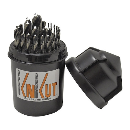 KNKUT Jobber Drill Bit Set;1/16"-1/2";29pcs.