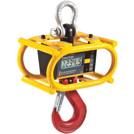 RON CRANE SCALES Crane Scale,LCD,2000 lb. Cap.