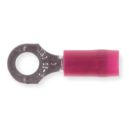 STA-KON Ring Terminal,Red,22 AWG,16 AWG,PK100