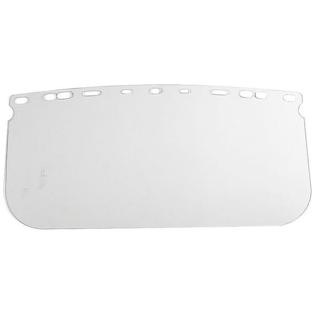 TASCO Faceshield Visor,PETG,Clear,8x15-1/2in