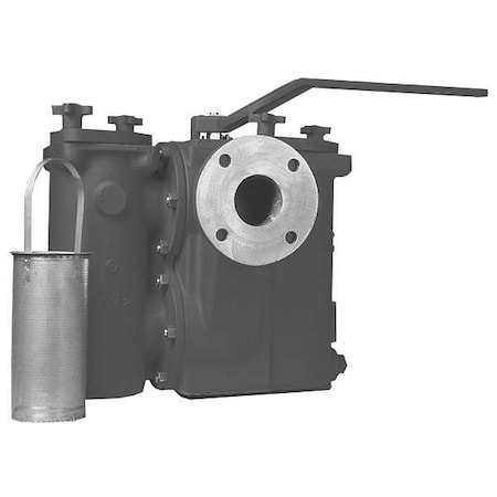 MUELLER STEAM SPECIALTY Basket Strainer,15 3/8& H,200 psi,Knob