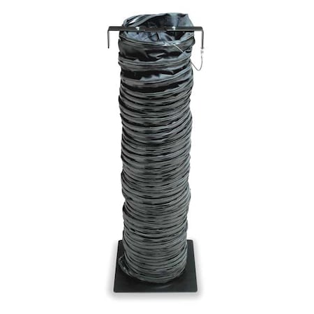 ALLEGRO INDUSTRIES Statically Conductive Duct,25 ft.,Black