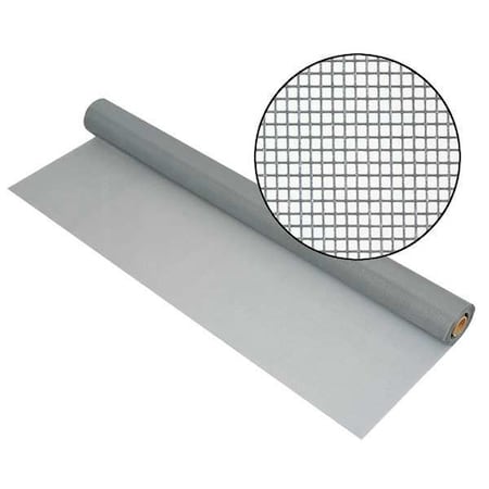 PHIFER Screen, Roll, 100 ft L, 7 ft W, Gray