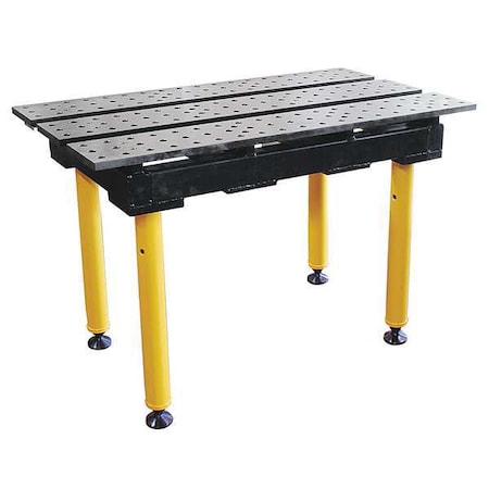 BUILDPRO Welding Table,30.5 in H,22 in D,38 in W